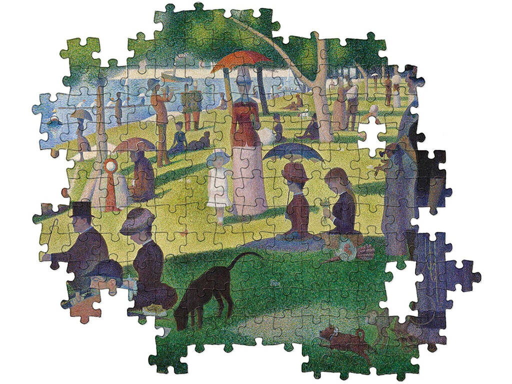 Puzzle 1000 Seurat Un Dimanche Après-midi à l'Île de la Grande Jatte Clementoni 39613