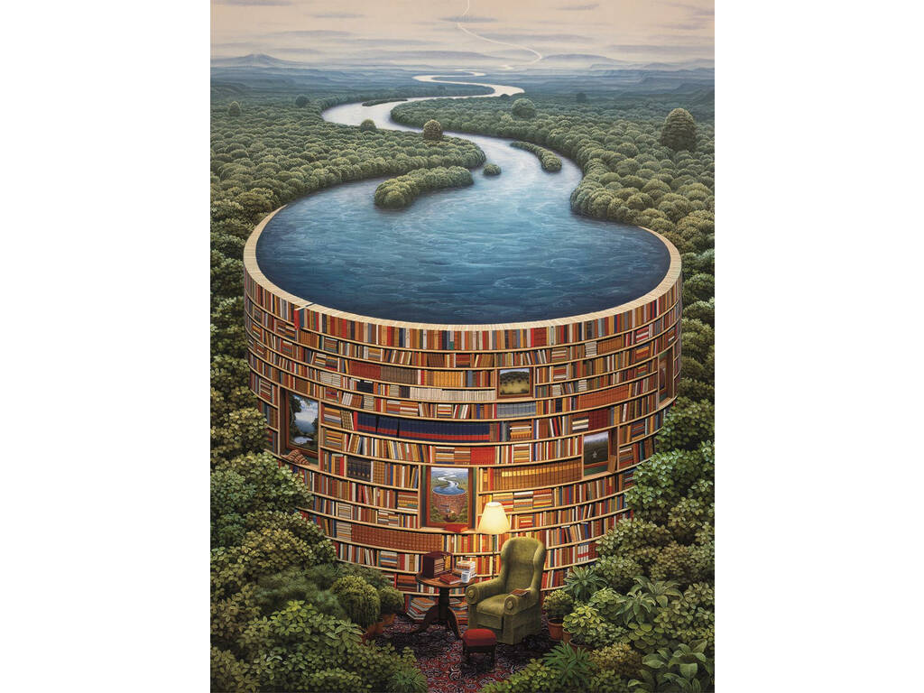Puzzle 1000 Bibliodame Clementoni 39603