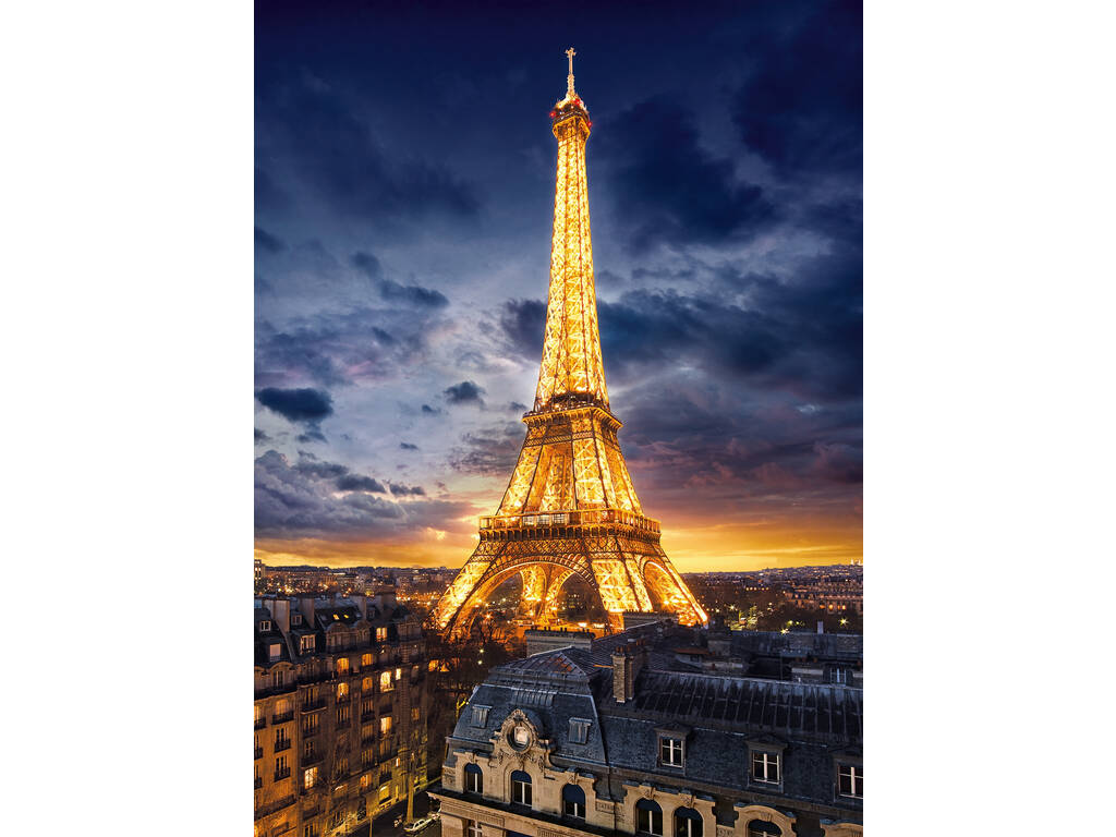 Puzzle Torre Eiffel 1000 Clementoni 39514