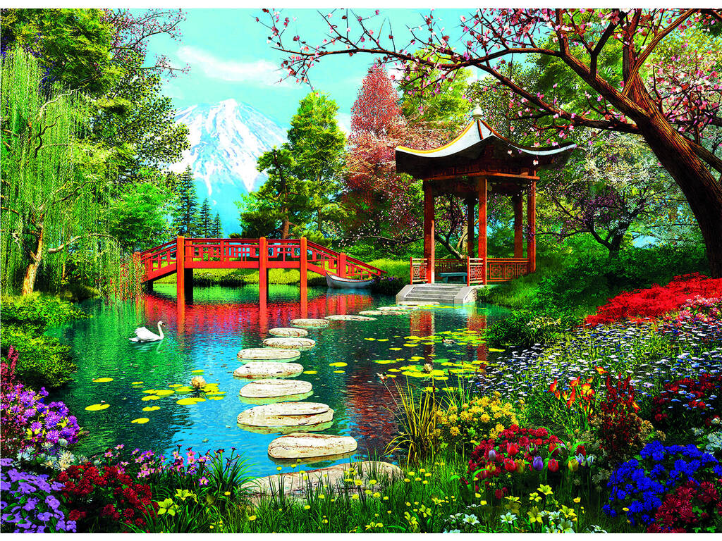 Puzzle 1000 Fuji Garden Clementoni 39513