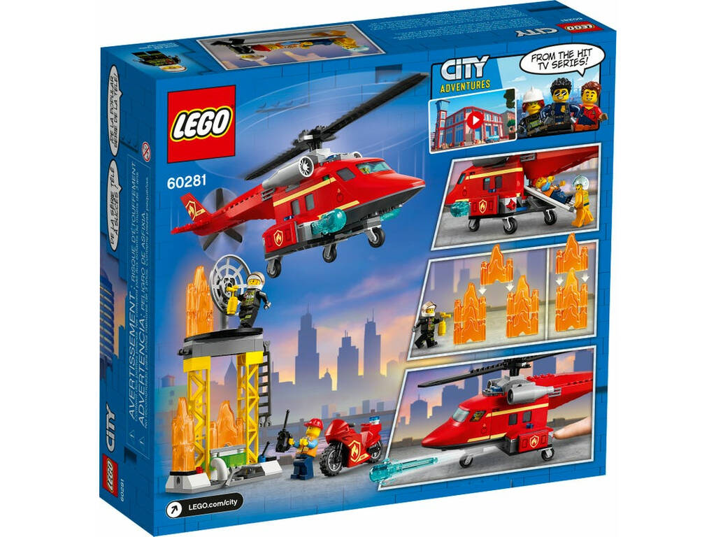 Lego City L'Hélicoptère de secours des pompiers 60281