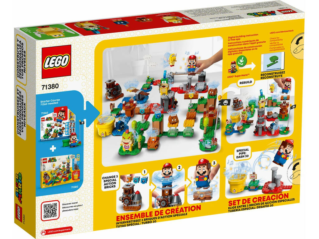 Lego Super Mario Set de Criação da Sua Própria Aventura 71380