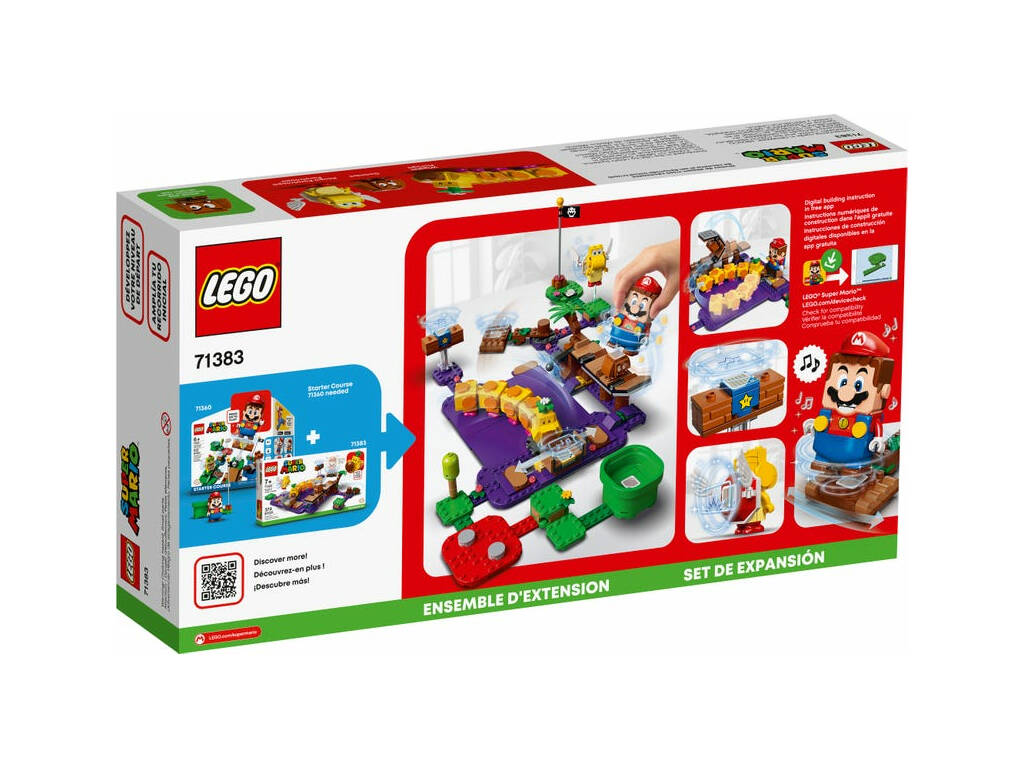 Lego Super Mario Set di espansione palude velenosa del Floruga 71383