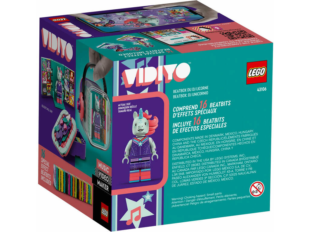 Lego Vidiyo Unicorn DJ BeatBox 43106
