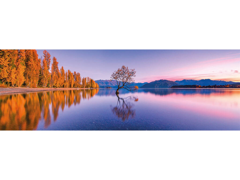 Puzzle Panorama 1000 Arbre Du Lac Wanaka Clementoni 39608