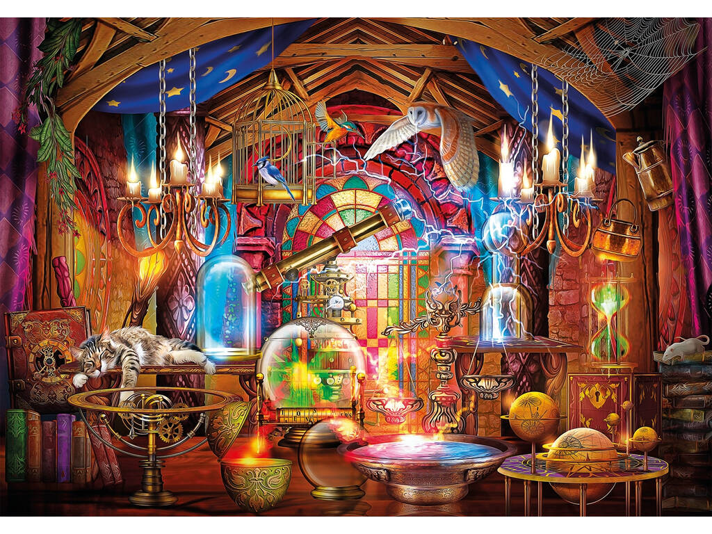 Puzzle 1500 Wizards Workshop Clementoni 31813