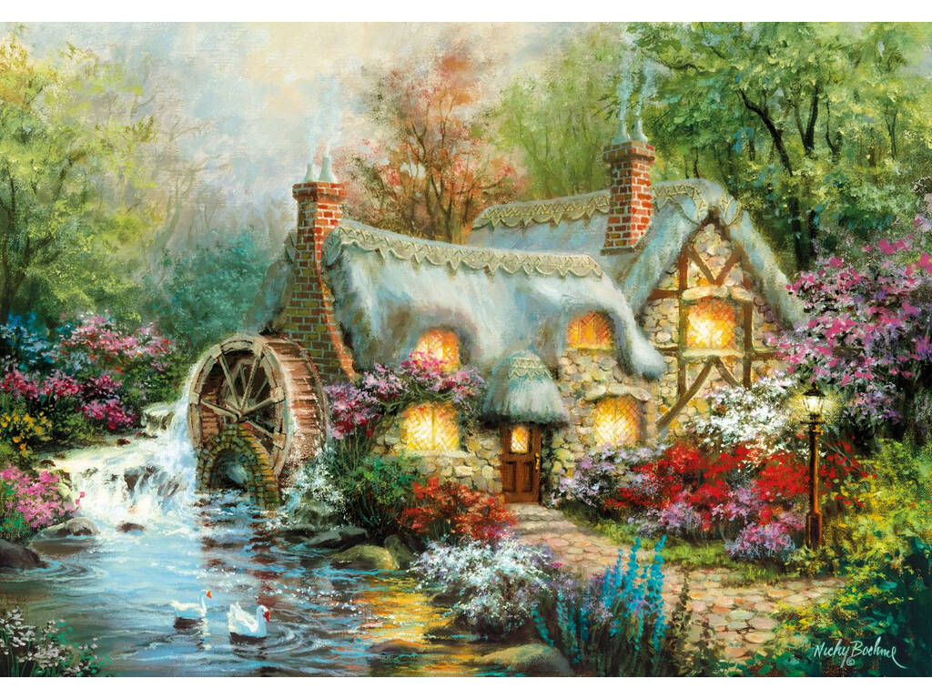 Puzzle 1500 Country Retreat Clementoni Iberica 31812