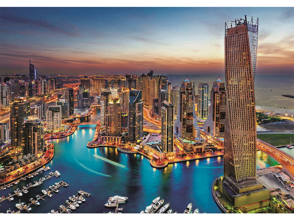 Puzzle 1500 Dubai Marina Clementoni 31814