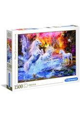 Puzzle 1500 Licornes Sauvages Clementoni 31805
