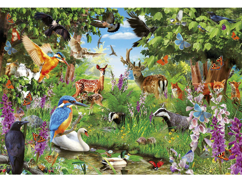 Puzzle Bosco fantastico 2000 Clementoni 32566