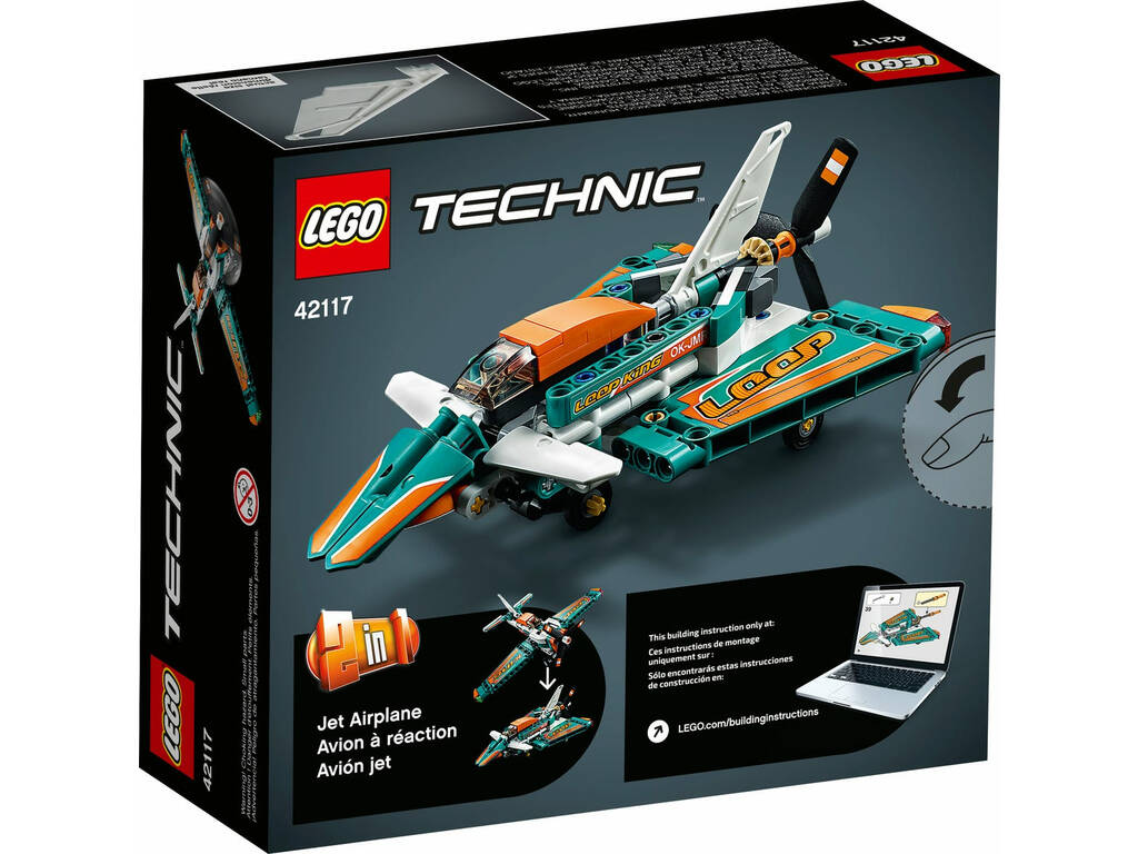 Lego Technic aereo da corsa 42117
