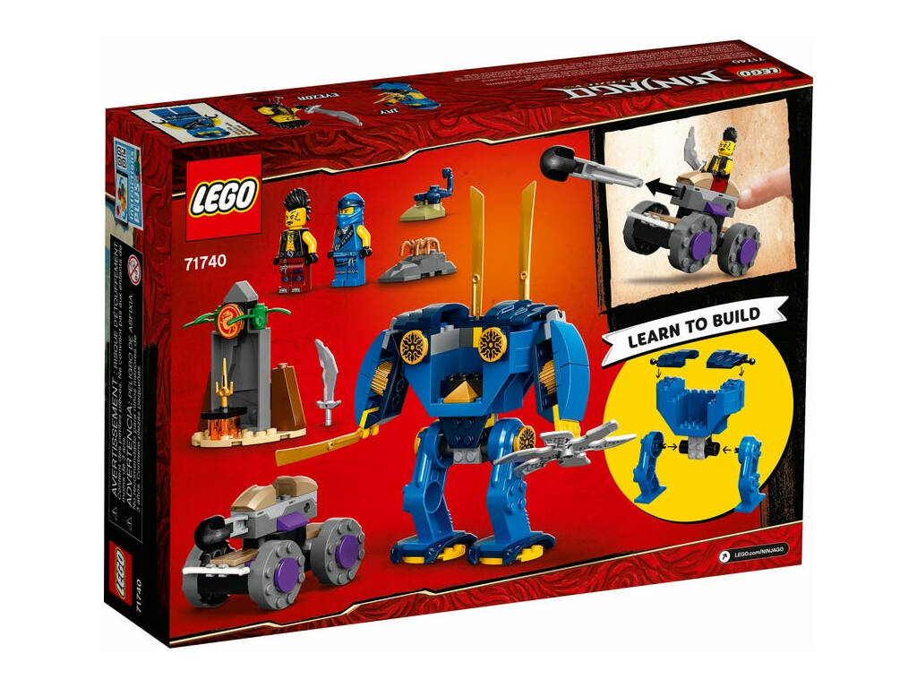 Lego Ninjago Robô Eléctrico de Jay 71740