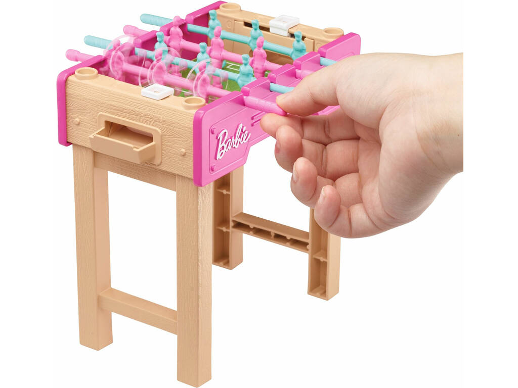 Barbie Mobiliário Exterior Futebol de mesa Mattel GRG77
