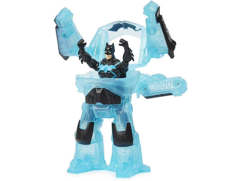 Batman Figura 10 cm. con Armatura Bat Tech Bizak 6192 7829