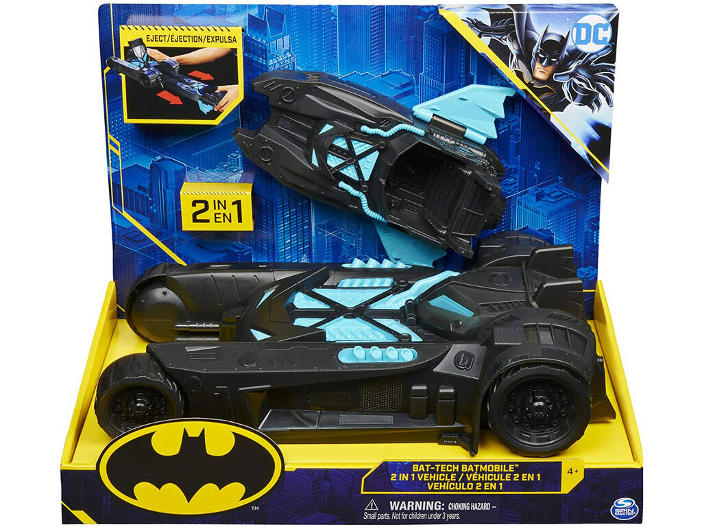 Batman Bat Tech Batmobile 2 in 1 Bizak 6192 7830