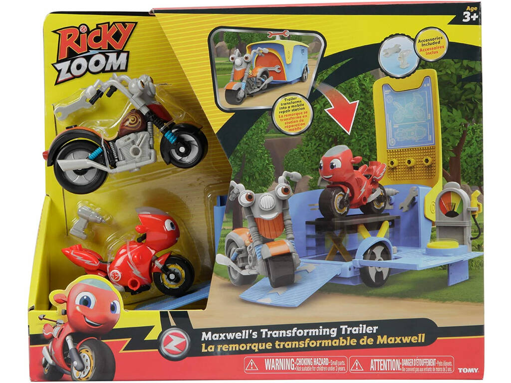 Ricky Zoom Ensemble de Jeu Remorque de Maxwell Bizak 3069 0092