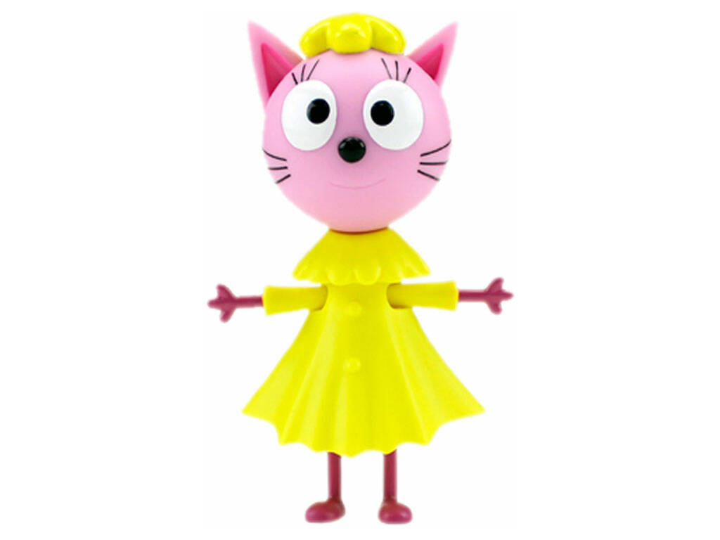 Kids E Cats Pack 4 figurines articulées 8 cm. Bizak 6317 5006