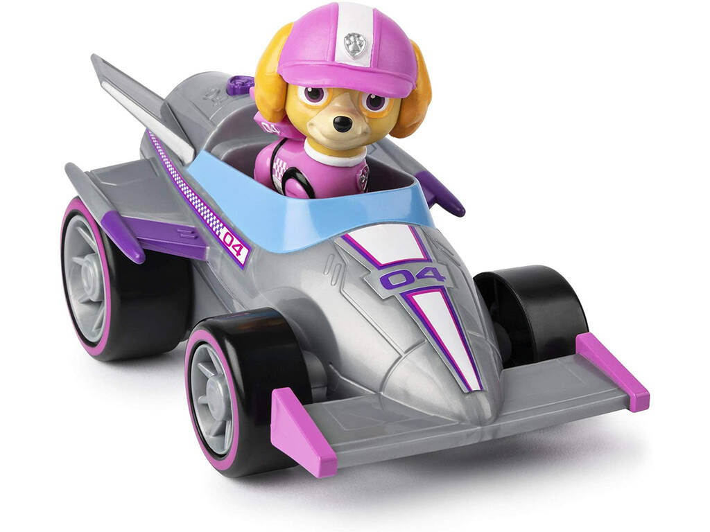 Paw Patrol Auto con Personaggio - Suoni - Race and Go Spin Master 6192 6784