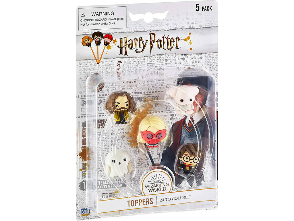 Topper Harry Potter Pack de 5 Bizak 6411 2040