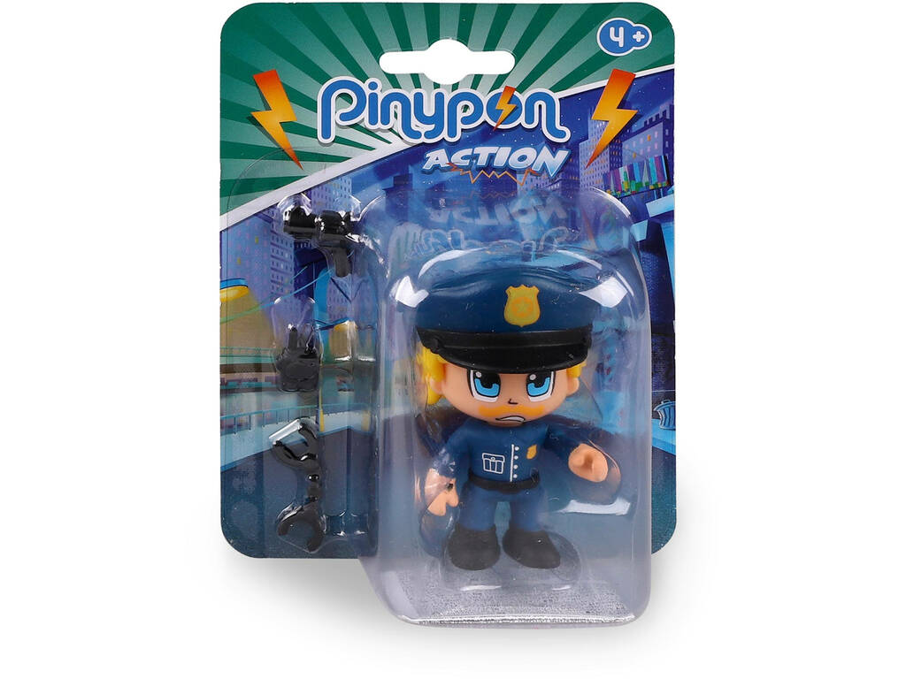 Pin y Pon Azione Serie 3 Figura Polizia 700016262
