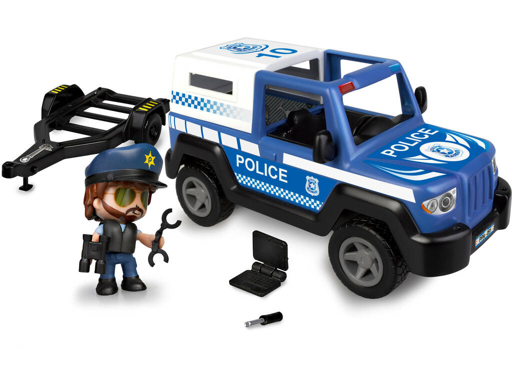 Pinypon Action Pick Up & Lancha de Polícia Famosa 700016265