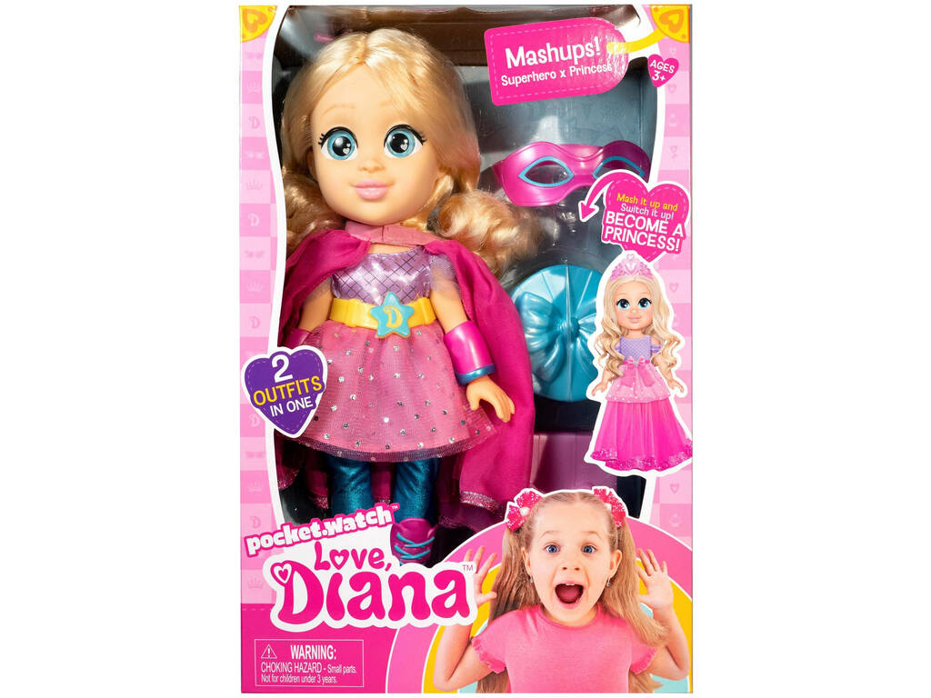 Amour Diana Princesse et Super Héroïne Famosa LVE07000