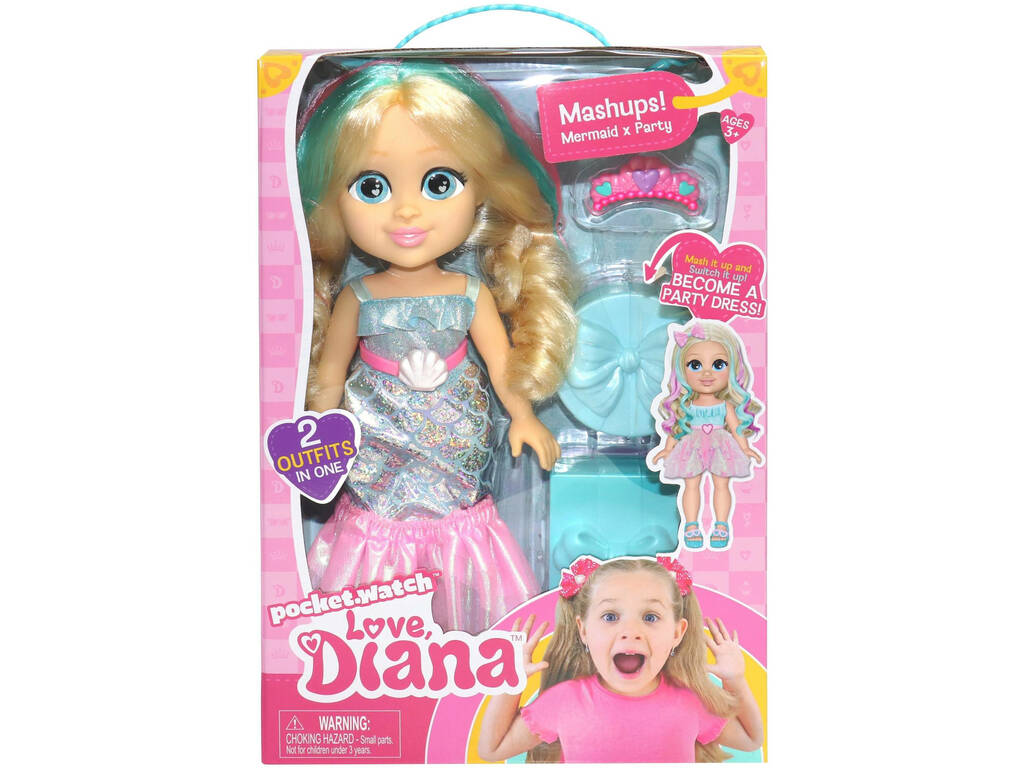 Fête Love Diana et sirène Famosa LVE08000
