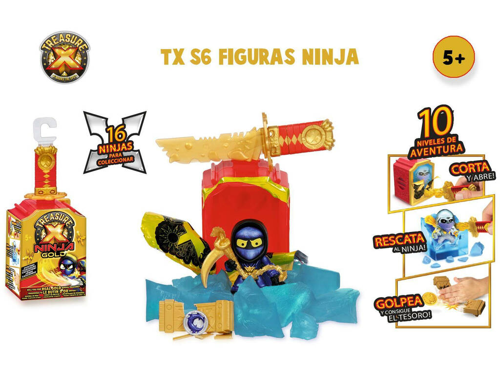 Treasure X Ninja Gold Figuras Caçadores Famosa 700016680