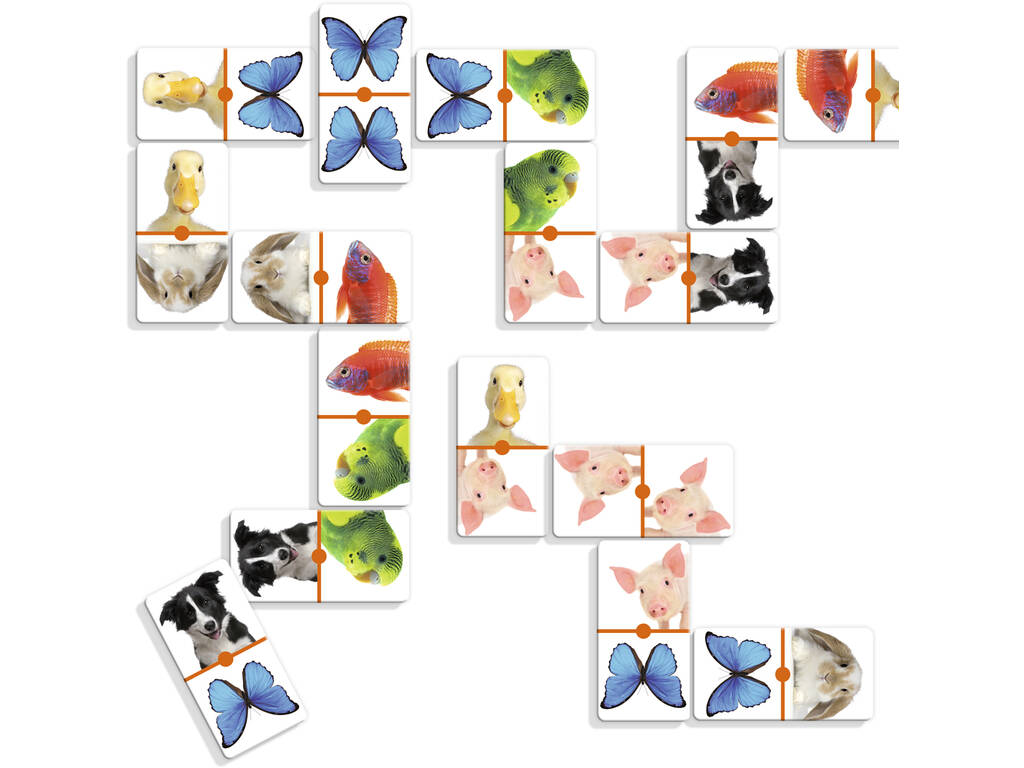 Dominoes Animaux Photo Diset 68968