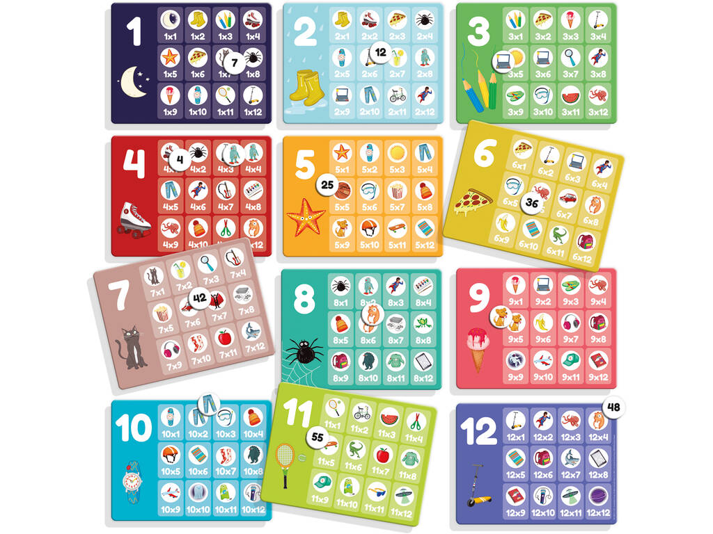 Tables de multiplication Diset 68973