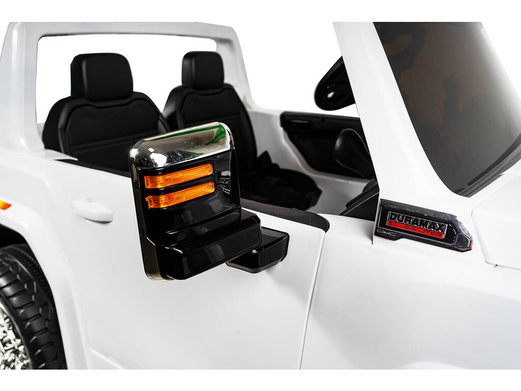 Auto a Batteria Bianca GMC Sierra HD 12V 2,4 GHz!