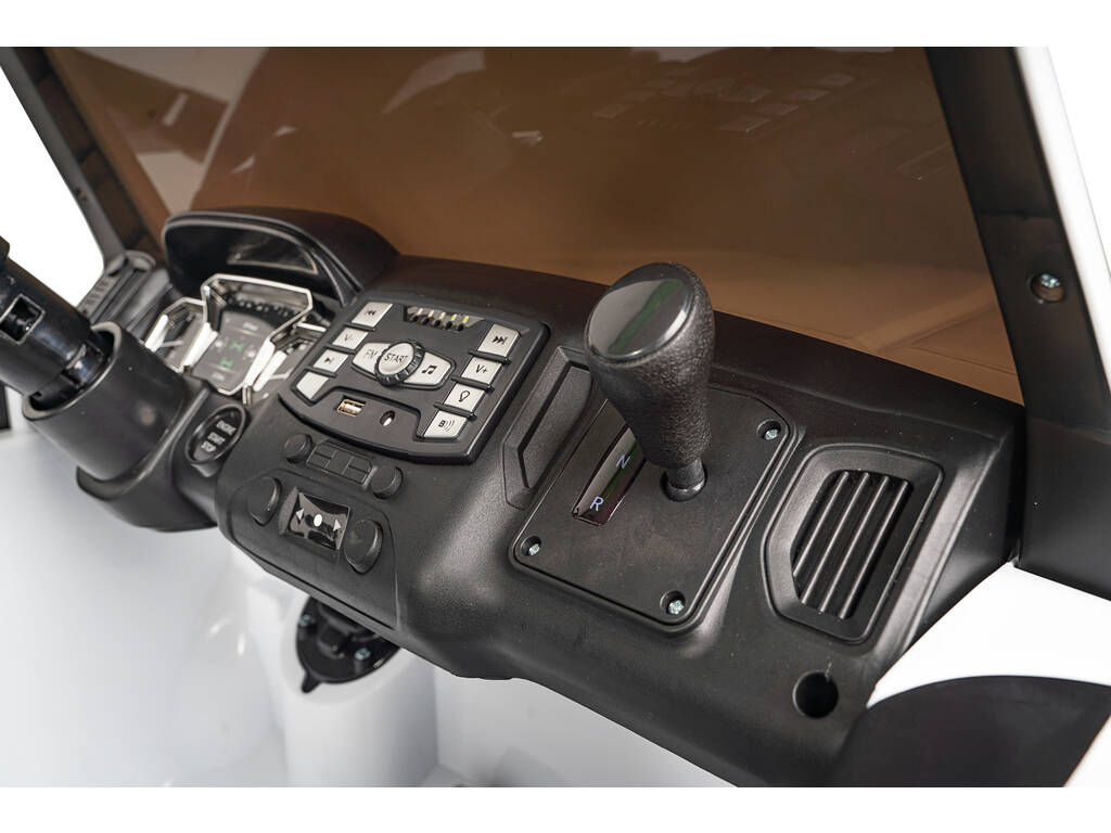 Auto a Batteria Bianca GMC Sierra HD 12V 2,4 GHz!