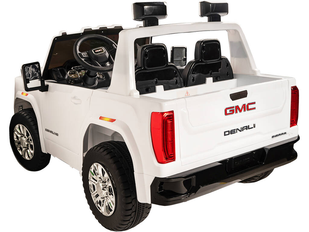 Auto a Batteria Bianca GMC Sierra HD 12V 2,4 GHz!