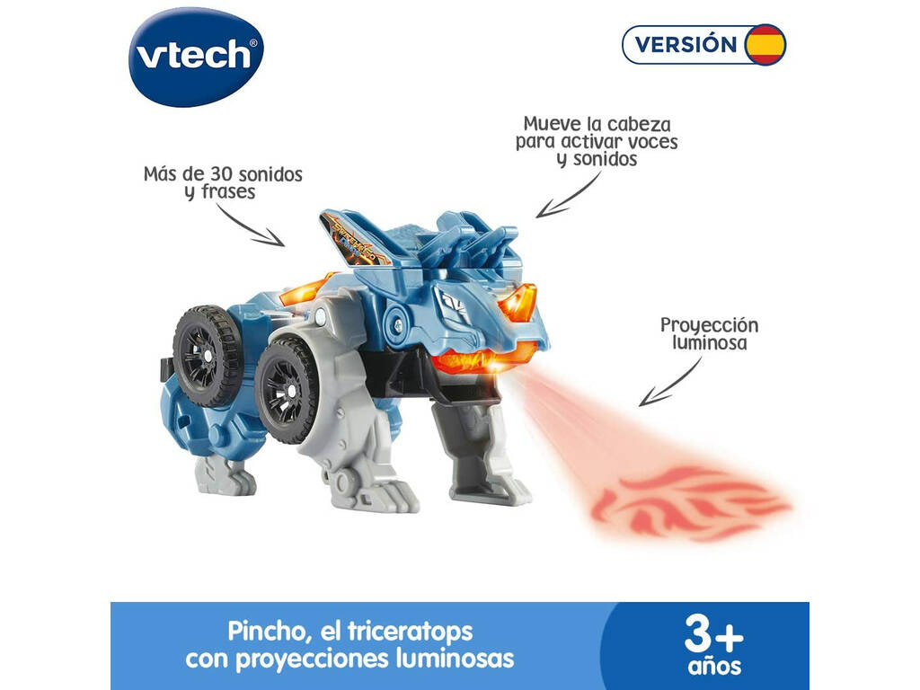 Switch & Go Dinoz Spike il Triceratopo Vtech 542922