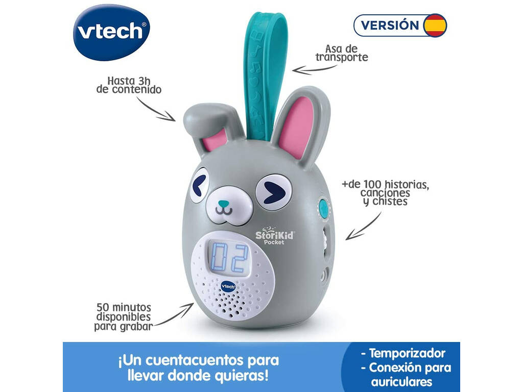 Story Kid Pocket Grey Vtech Story Teller 613767