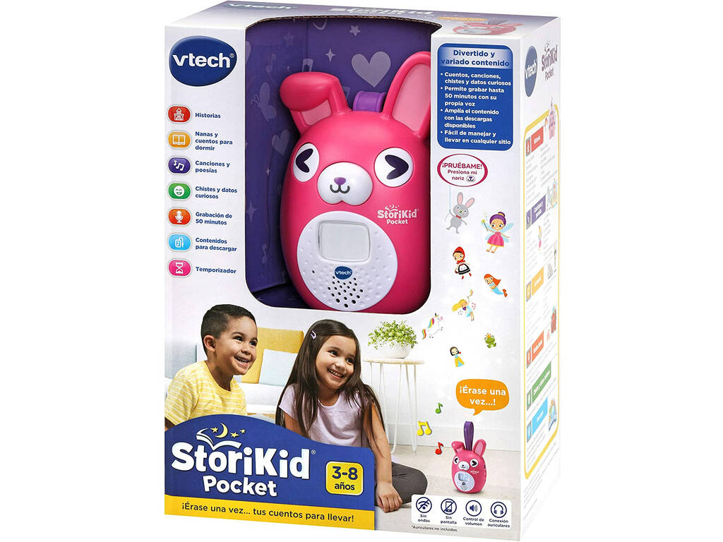 Storykid Pocket Le Conteur d'Histoires Rose Vtech 613757