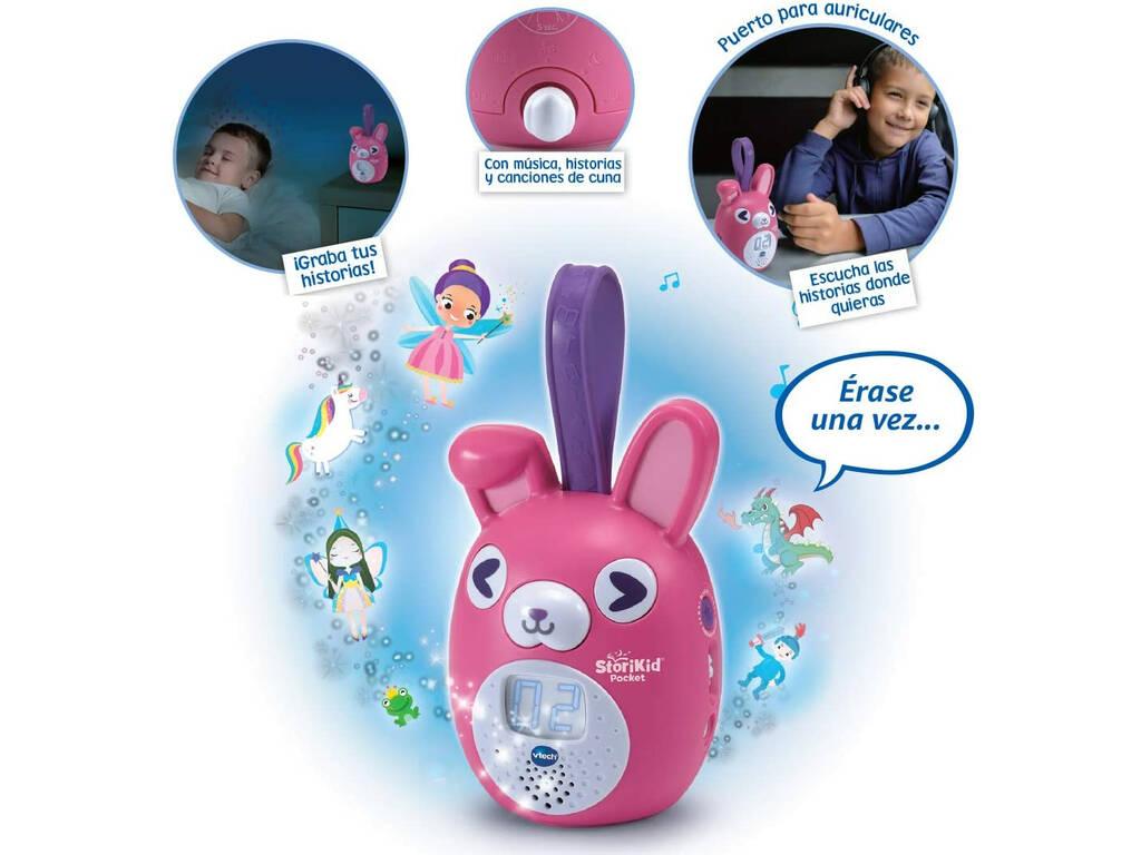 Storykid Pocket Le Conteur d'Histoires Rose Vtech 613757