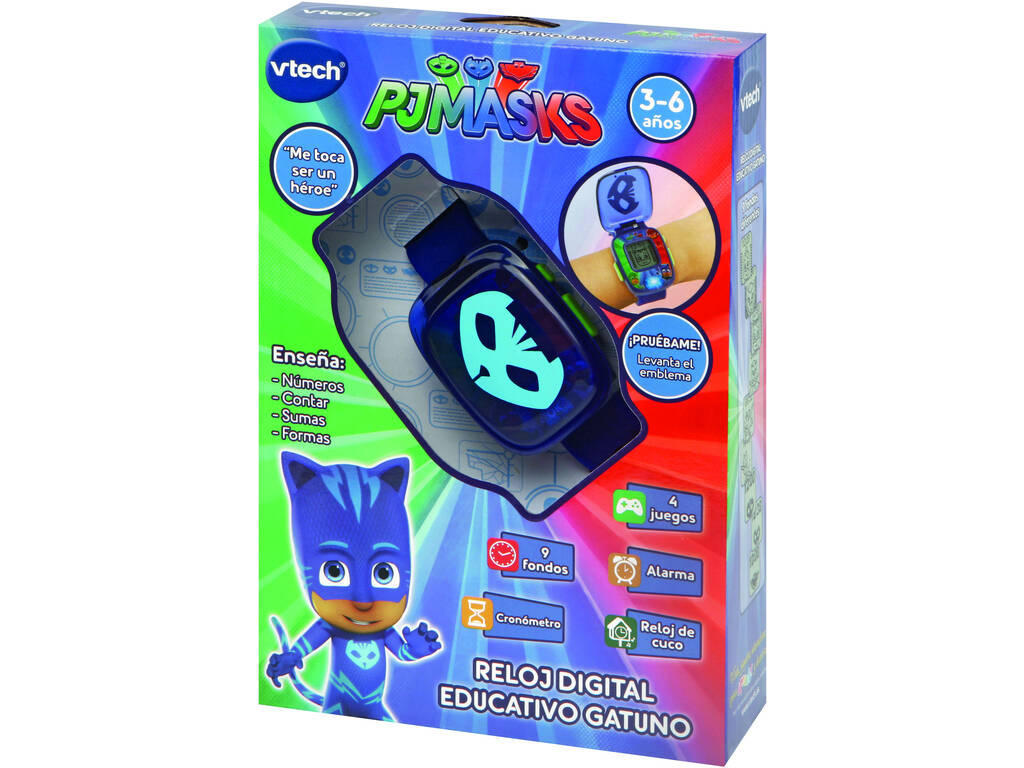 Pyjamasques Montre Interactive Chat Bleue Vtech 175822