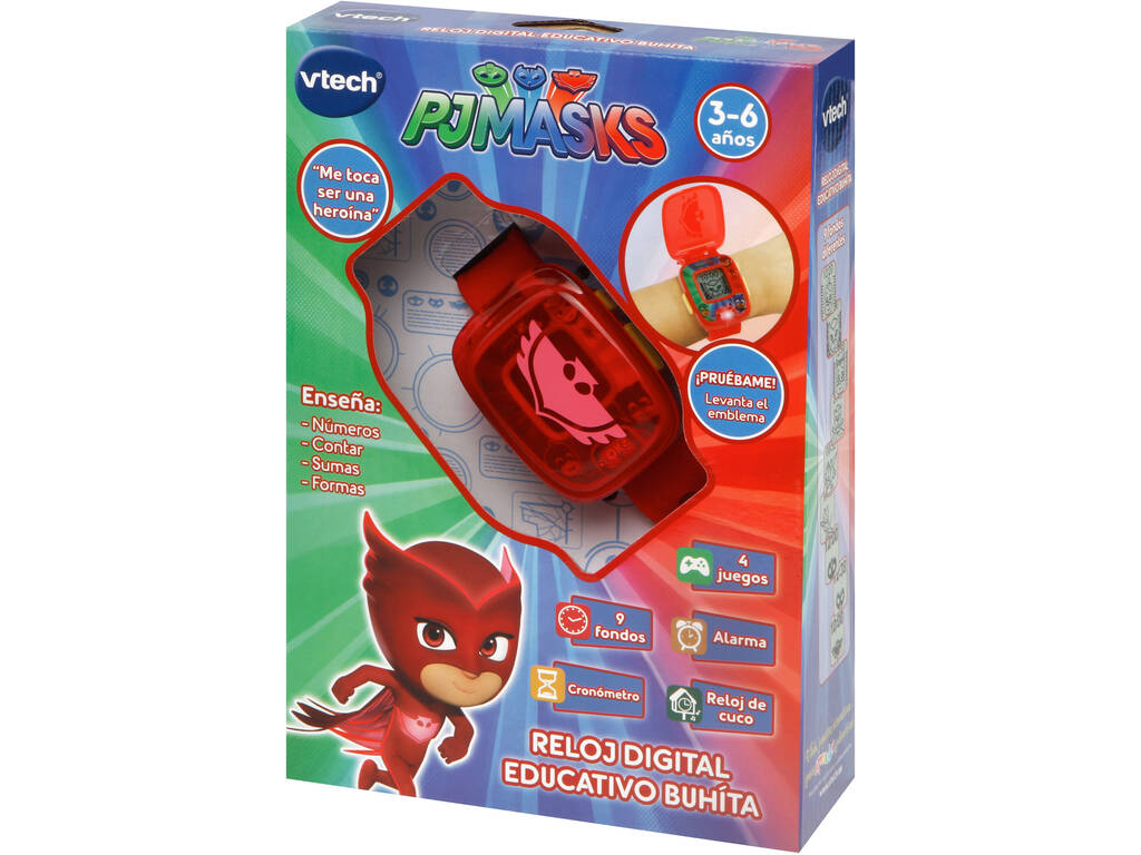 Pyjamasques Montre Interactive Petite Chouette Rouge Vtech 175857