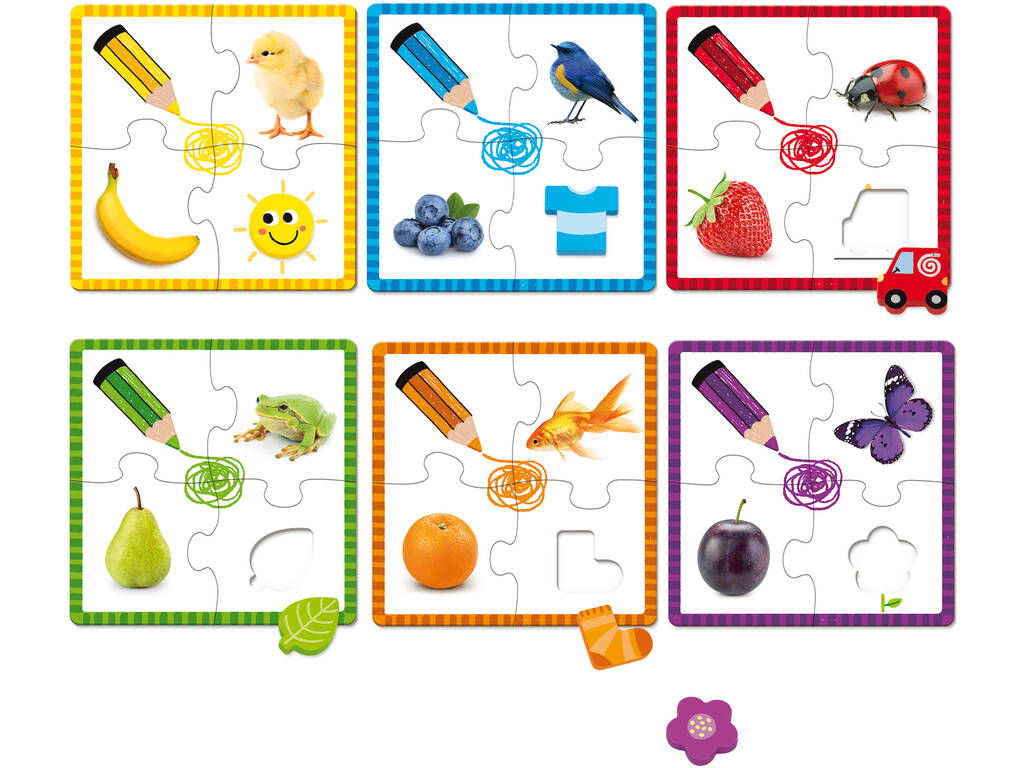 Casse-tête 6 couleurs Goula 53475