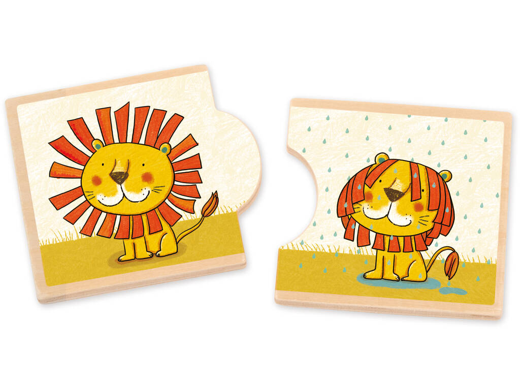 Jeu en bois Contraire Leo, le roi de la jungle Goula 53437
