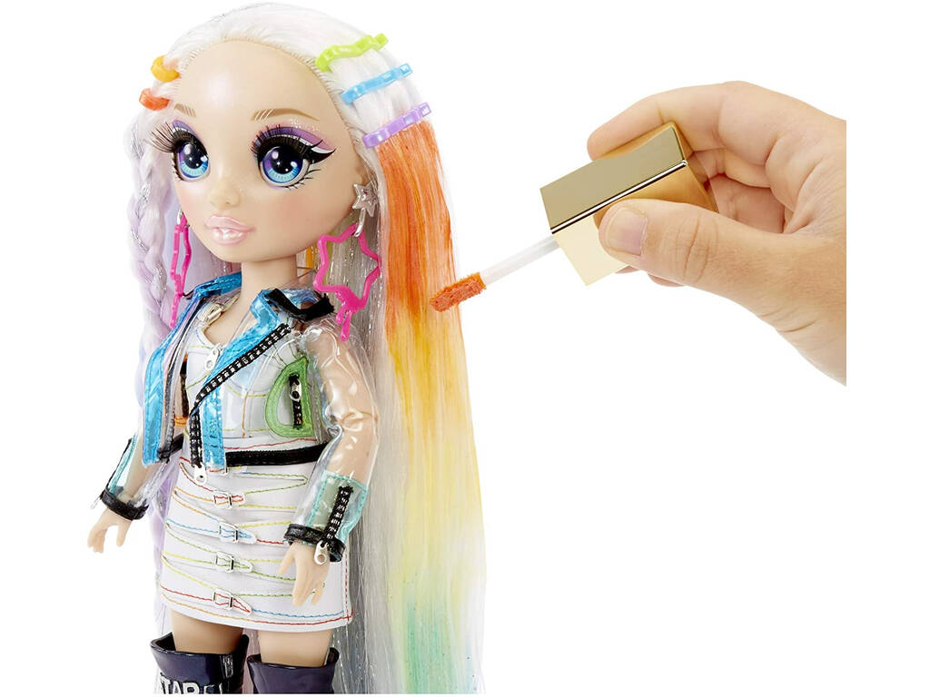 Poupée Amaya de Rainbow High Hair Studio avec accessoires 5 en 1 MGA 569329