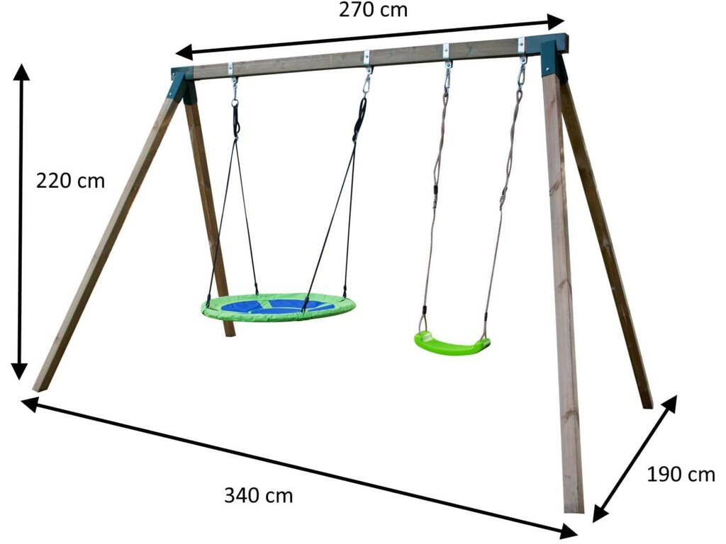 Balançoire Akina Masgames MA700058