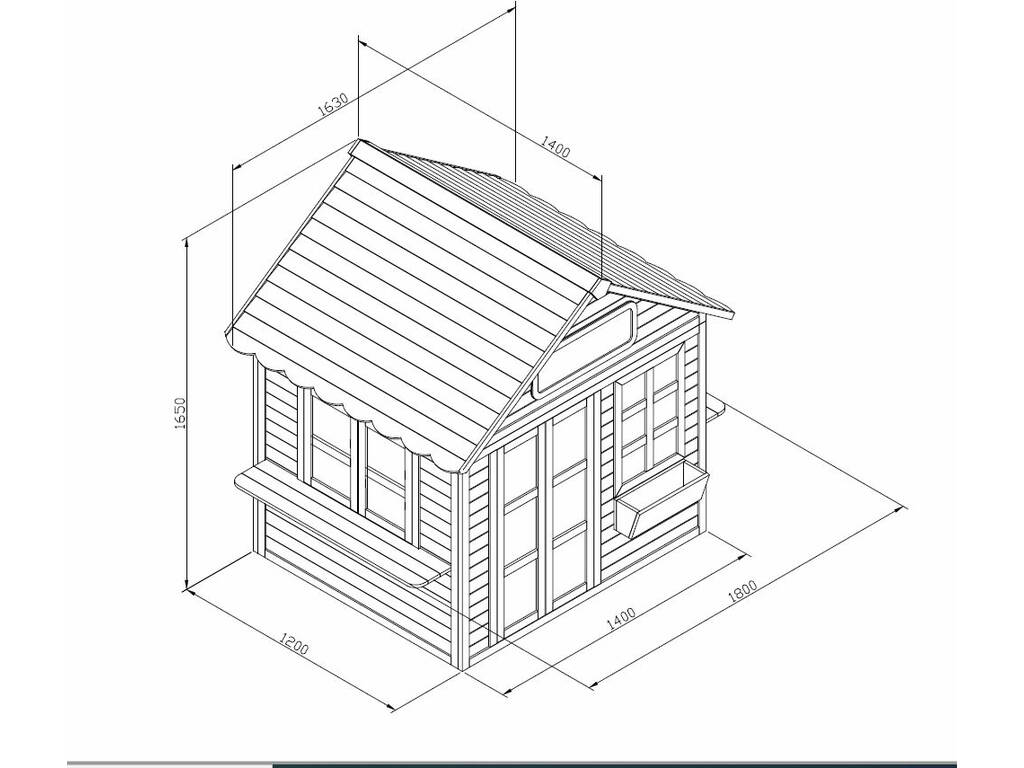 Casa Infantile Elevata Flam Masgames MA800595