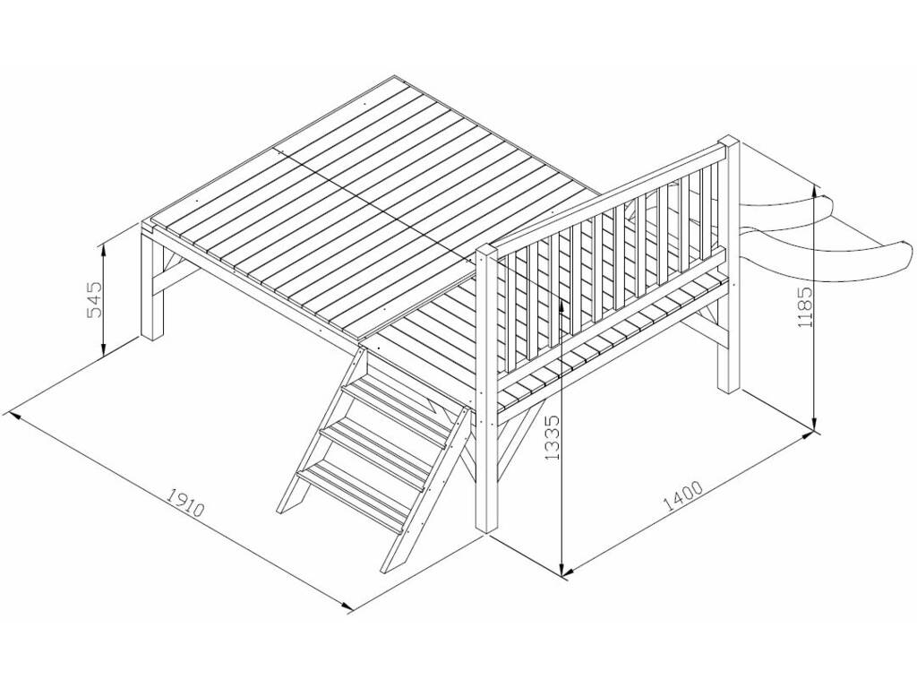 Casa Infantile Elevata Flam Masgames MA800595