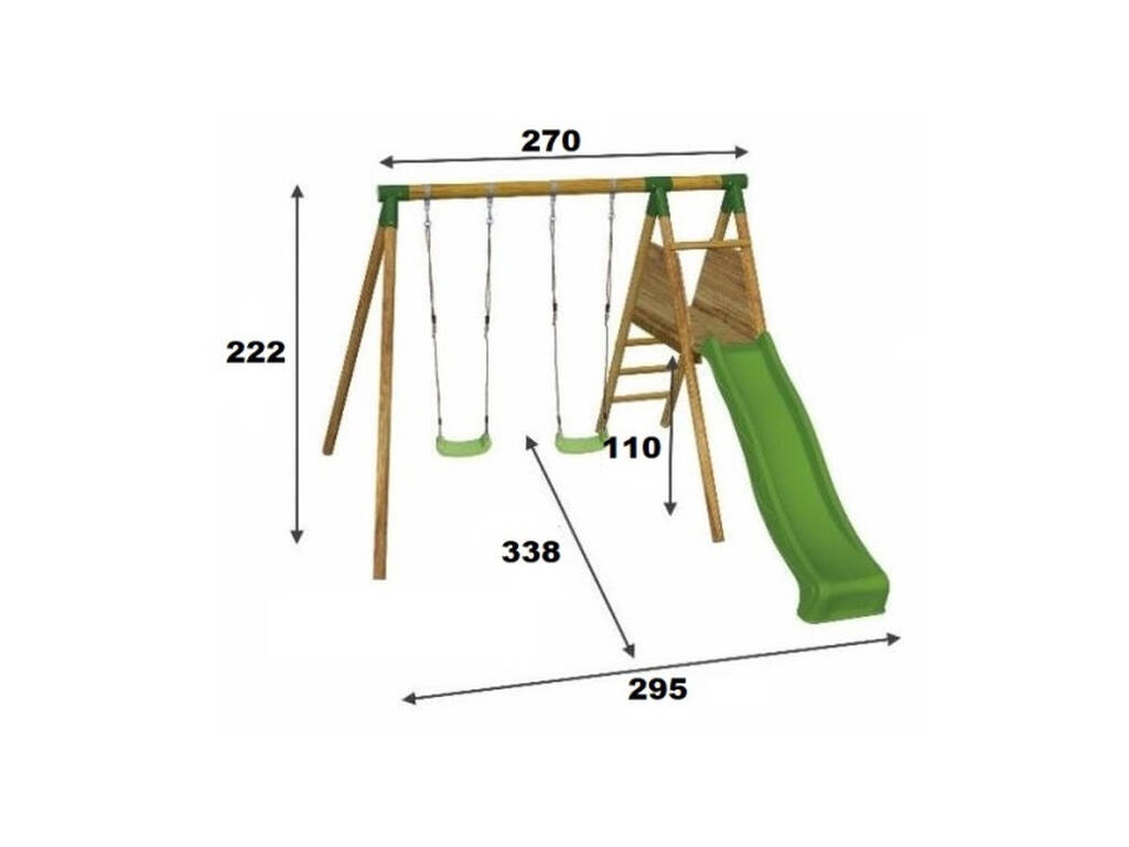 Terrain de jeu Mauna Loa avec siège pour bébé Masgames MA700011B