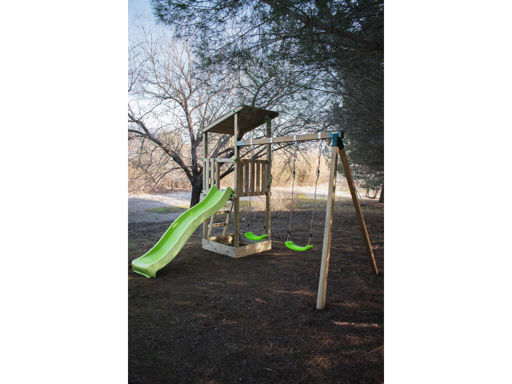 Parco giochi Talaia L e doppia altalena Masgames MA700127