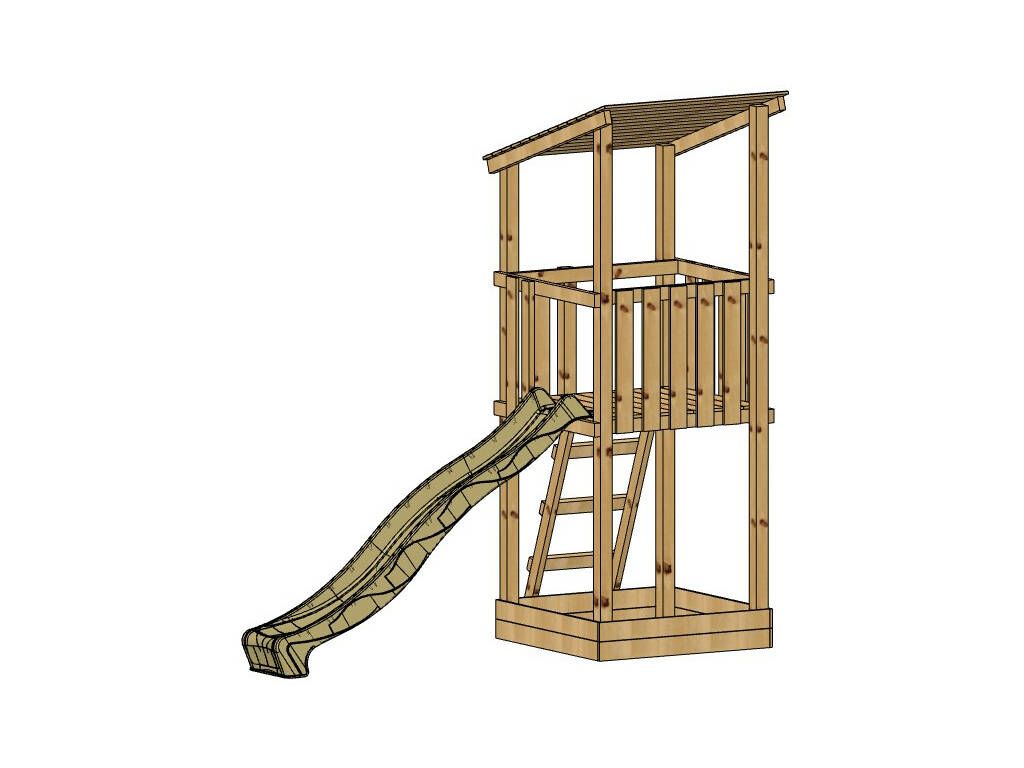 Parco giochi Talaia L e doppia altalena Masgames MA700127