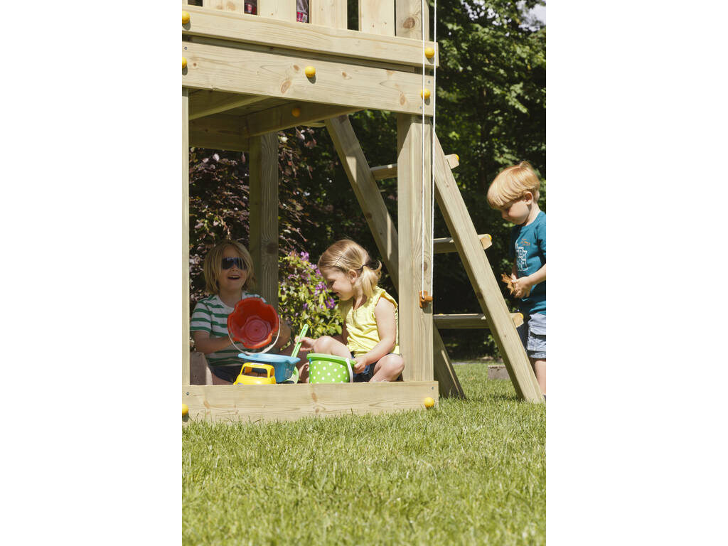 Parc enfant Kiosk L avec balançoire individuelle Masgames MA812111