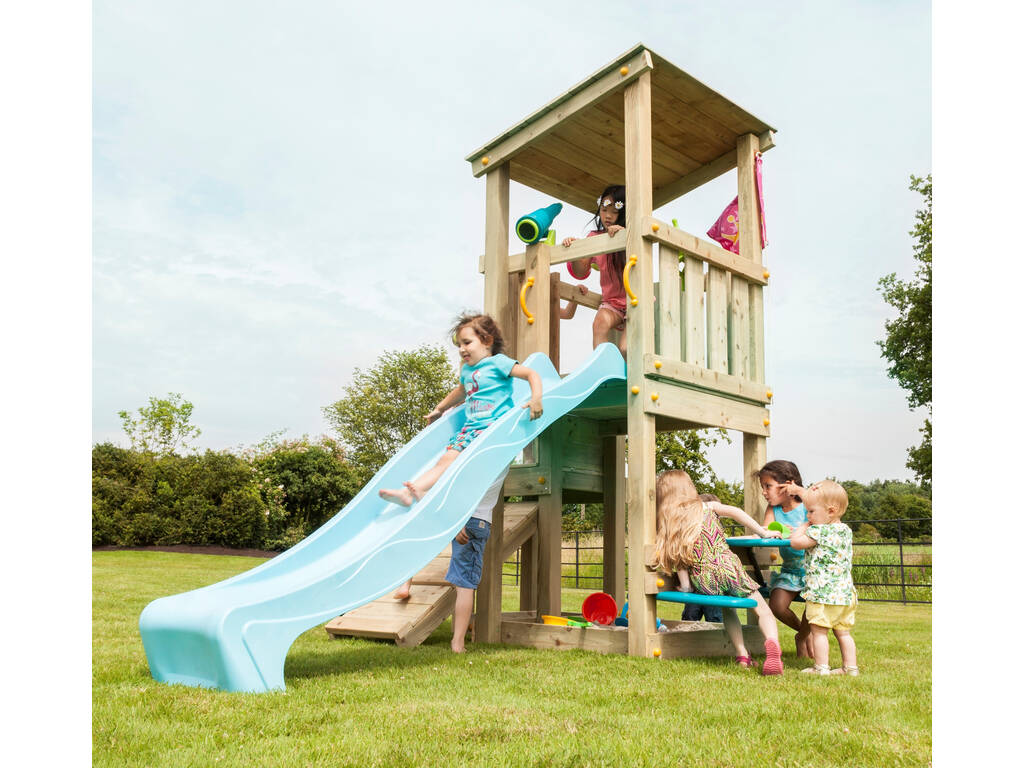 Terrain de jeu Cascade L avec balançoire simple Masgames MA812511